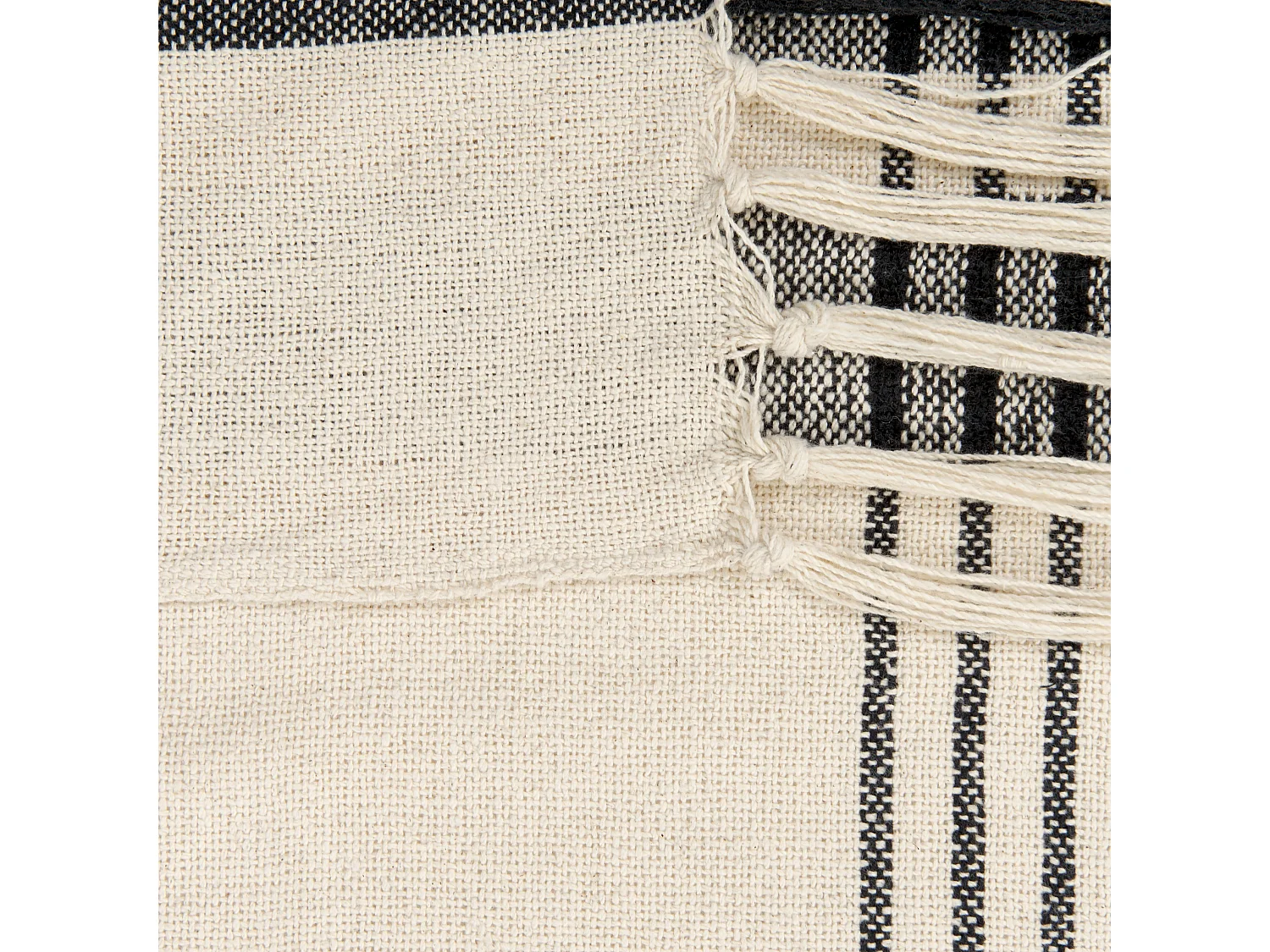 Couverture YUVALI Coton 130 x 170 cm Blanc