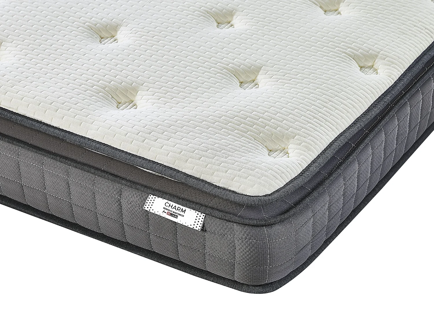 Matelas mousse mémoire de forme équilibré 90 x 200 cm CHARM
