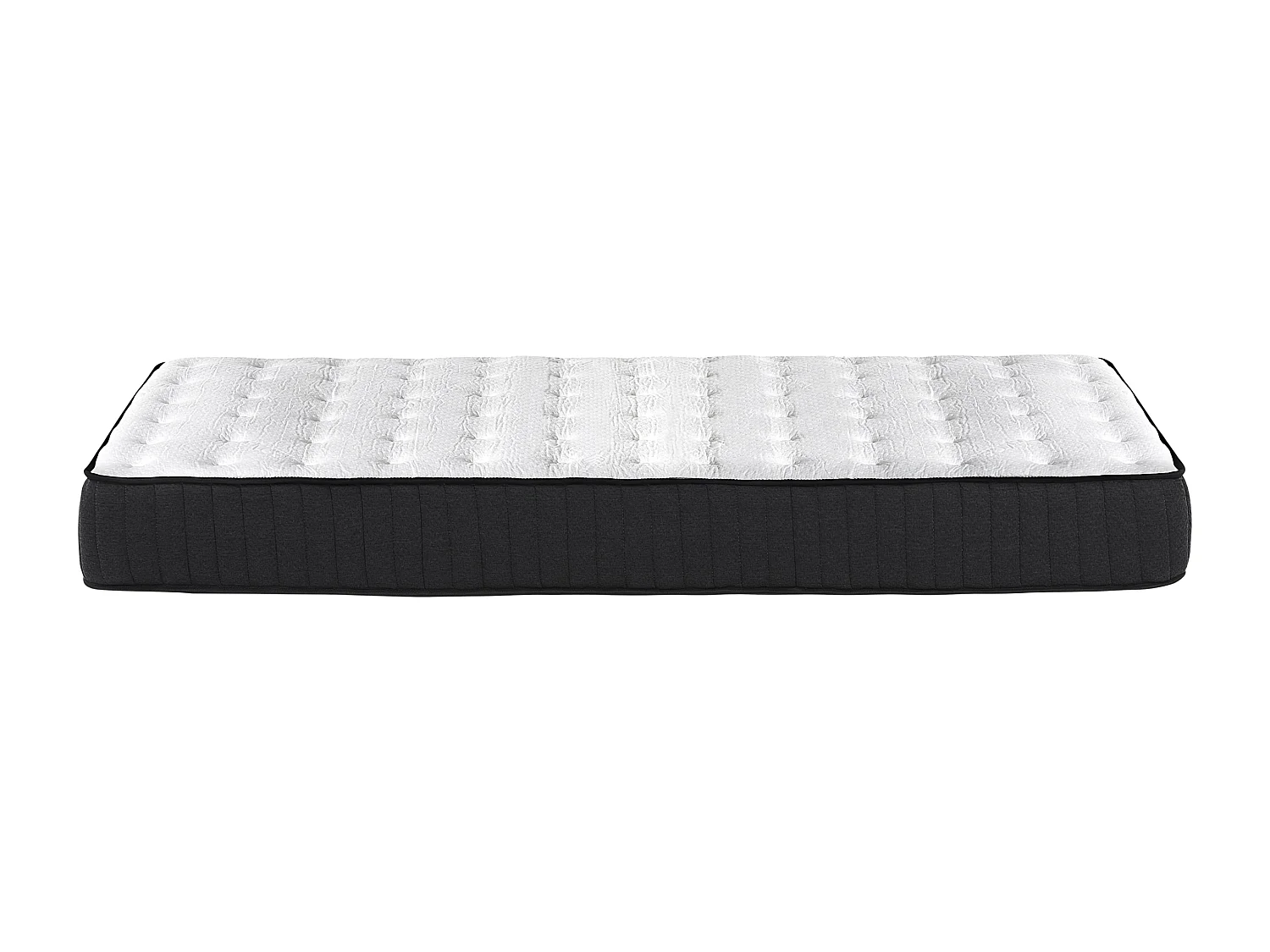 Medium Matratze Taschenfederkern 90 x 200 cm weiß/schwarz Dream