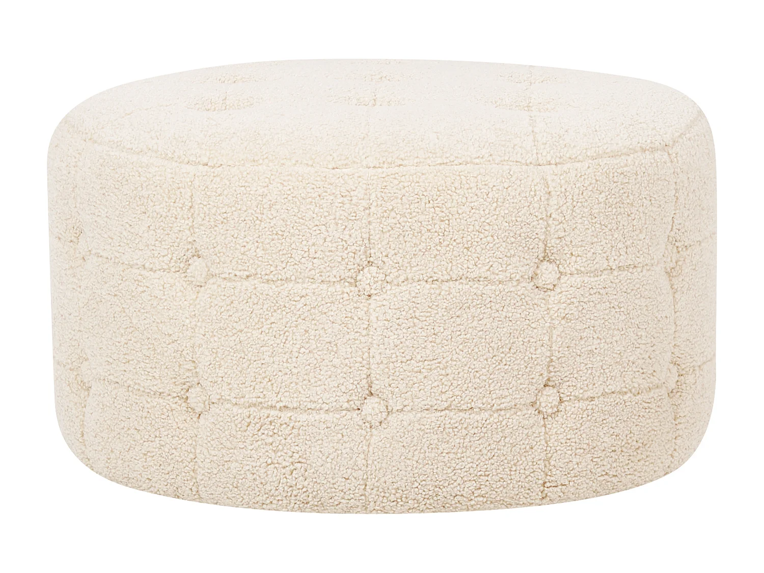 Pouf TAMPA Bouclé Beige