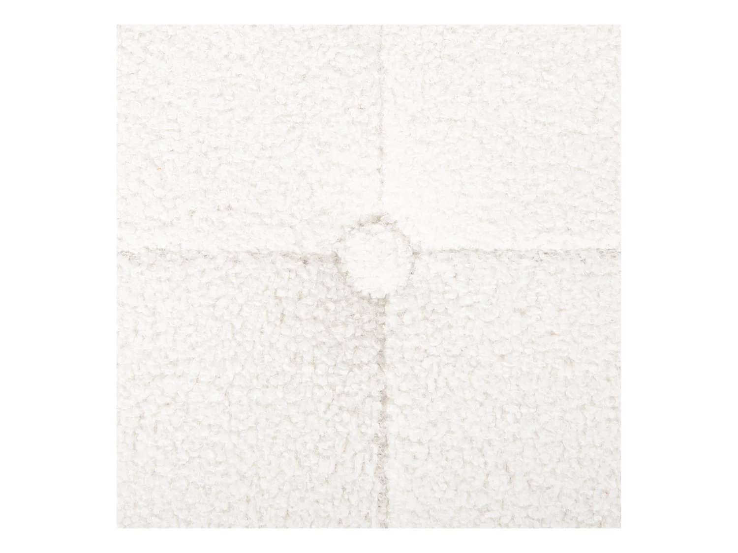 Pouf TAMPA Bouclé Blanc