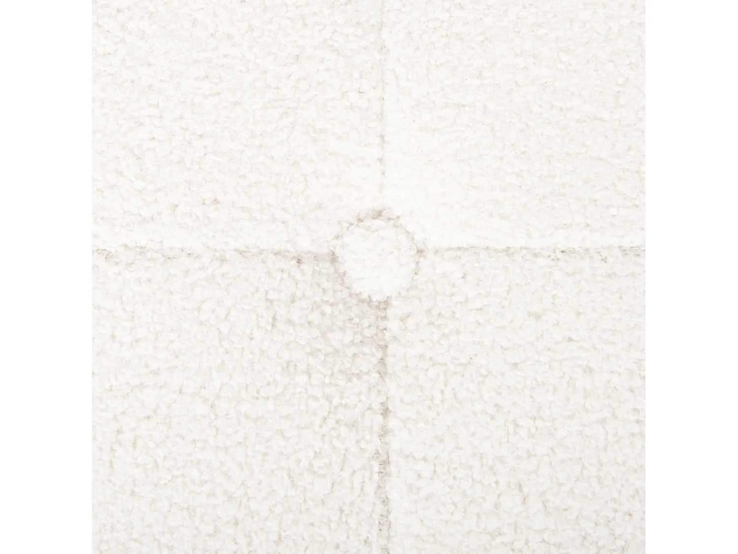 Pouf TAMPA Bouclé Blanc