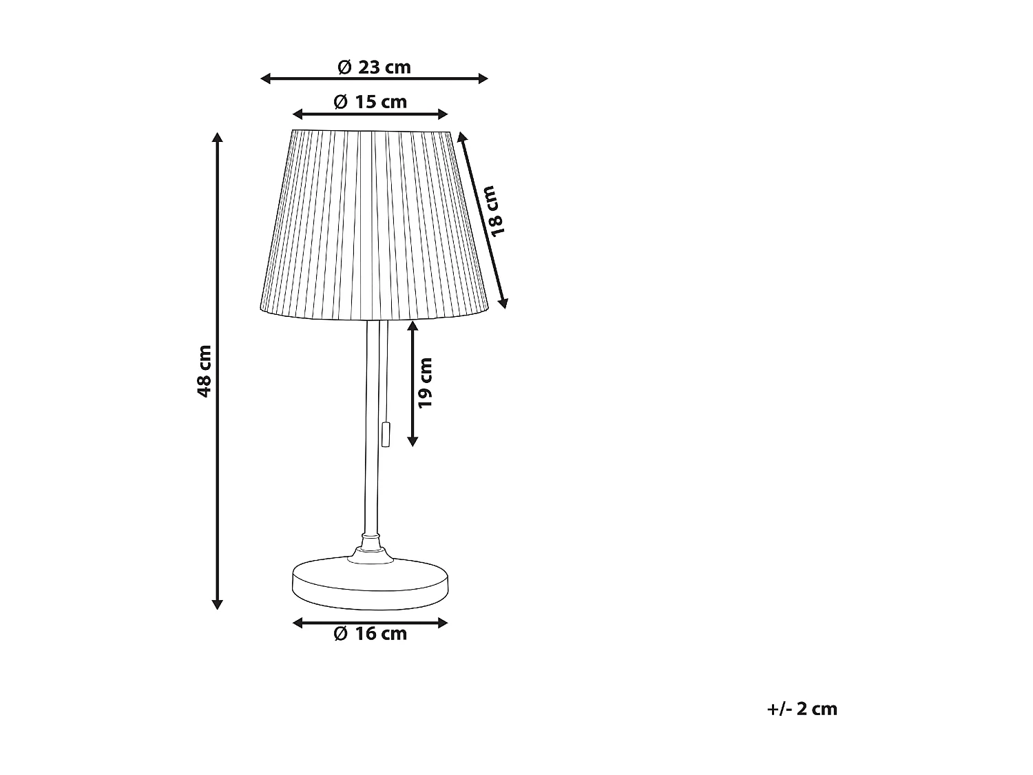 Lampe à poser TORYSA Métal Doré