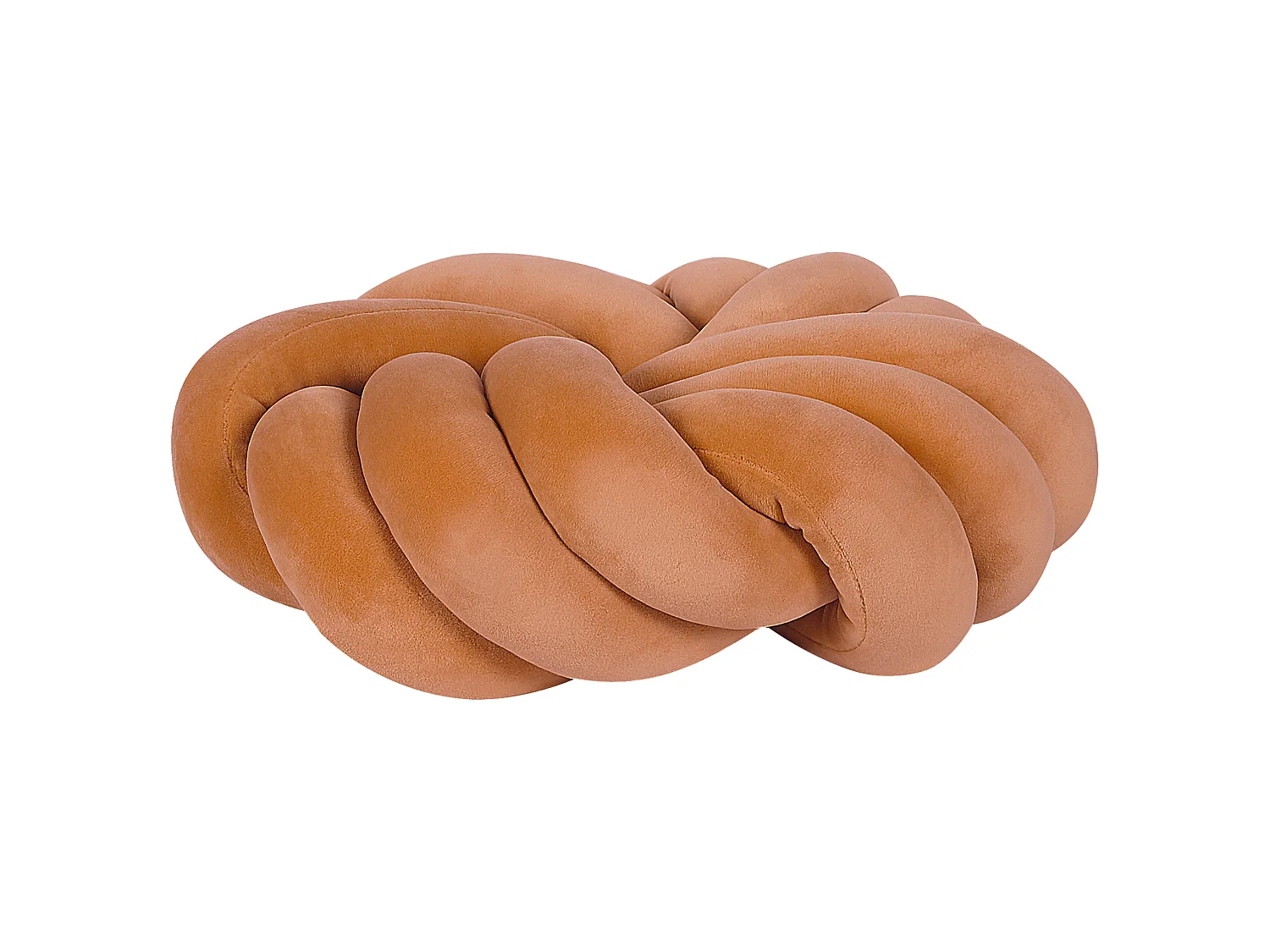 Coussin AKOLA Bouclé 31 x 31 cm Moutarde Unicolore