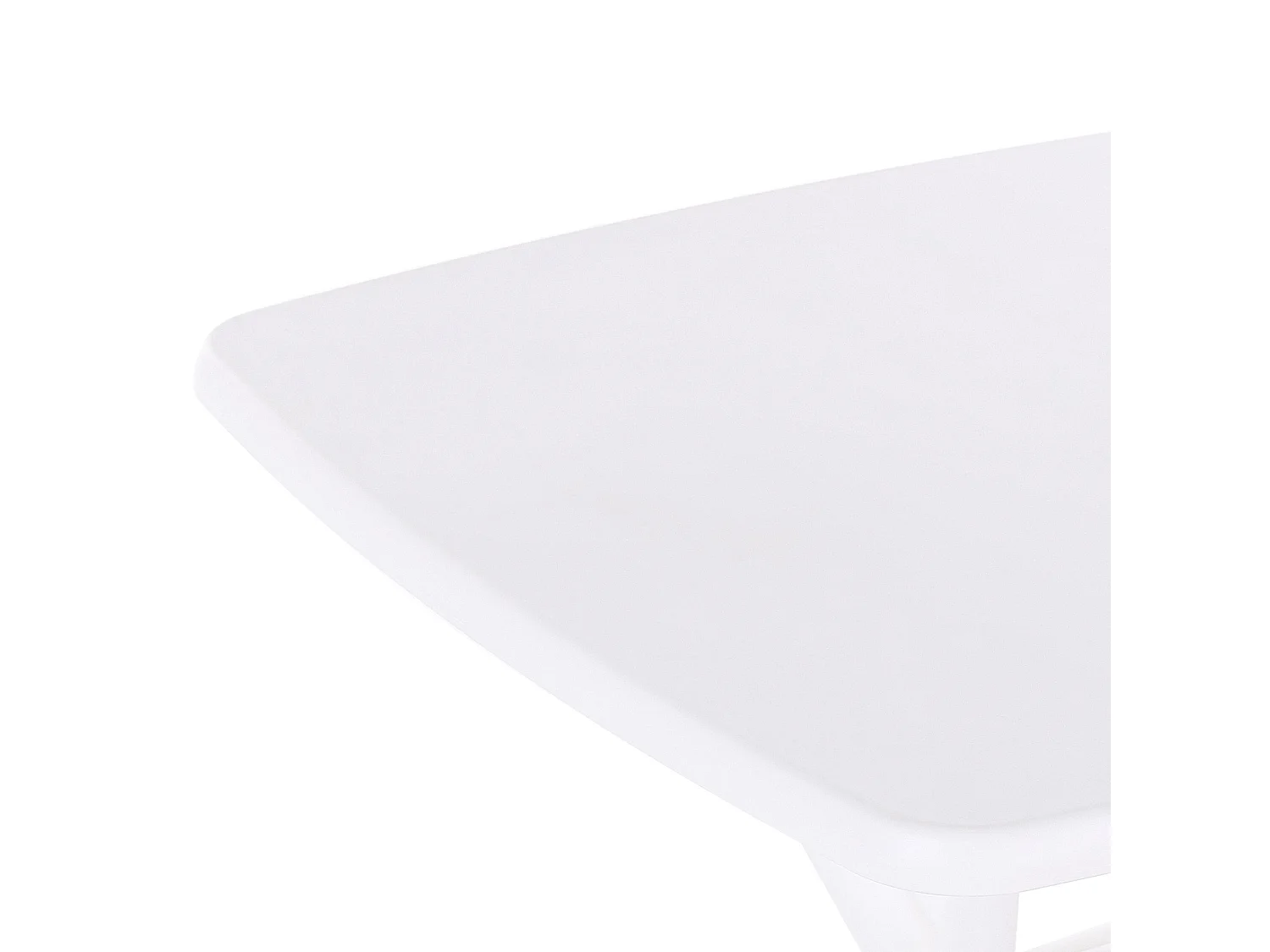 Conjunto de refeições de jardim 4 lugares SERSALE Branco