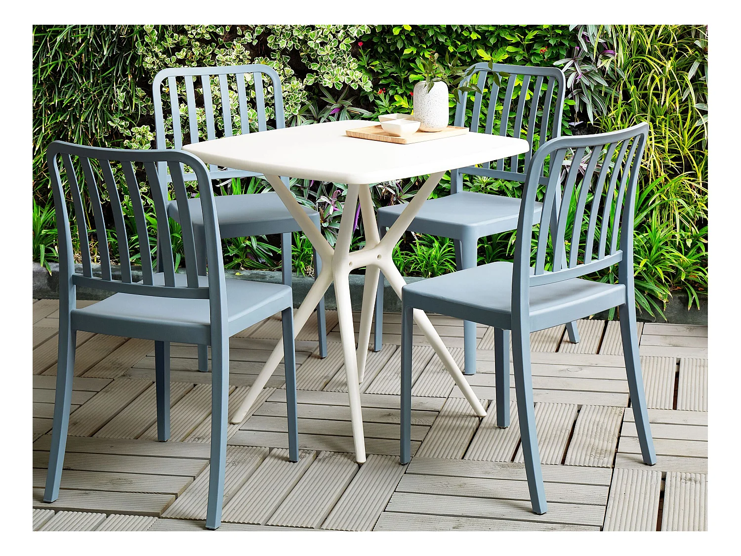 Tuinset 4-zitter SERSALE Blauw