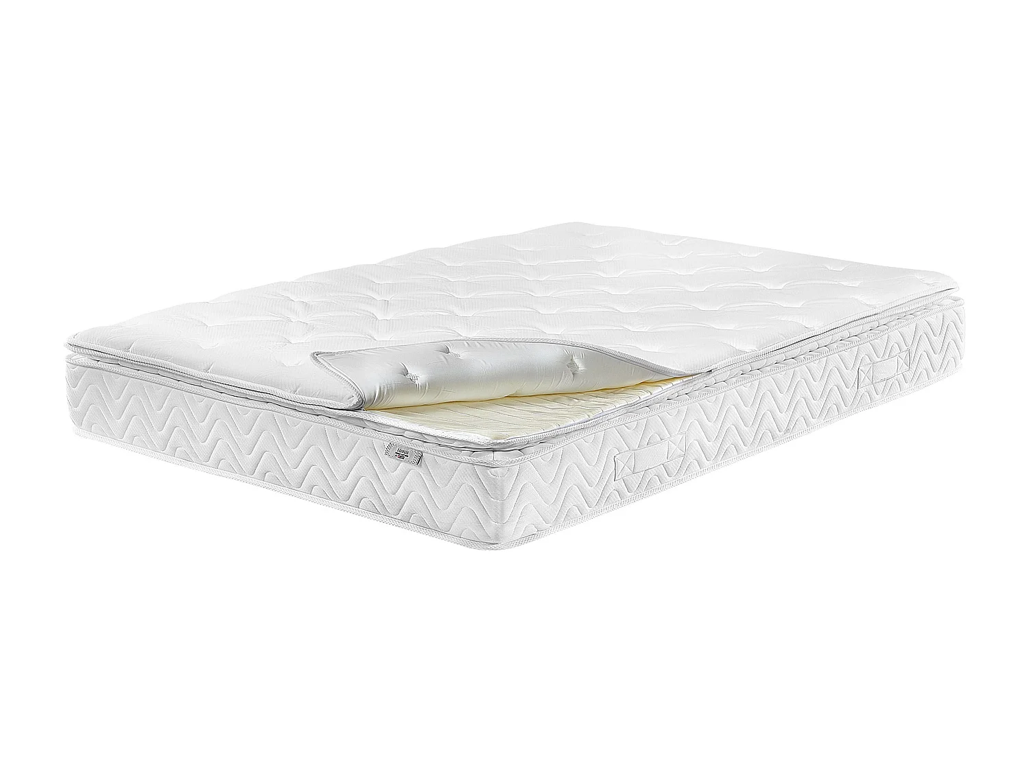 Traagschuim pocketvering matras LUXUS Middelhard 140 x 200 cm