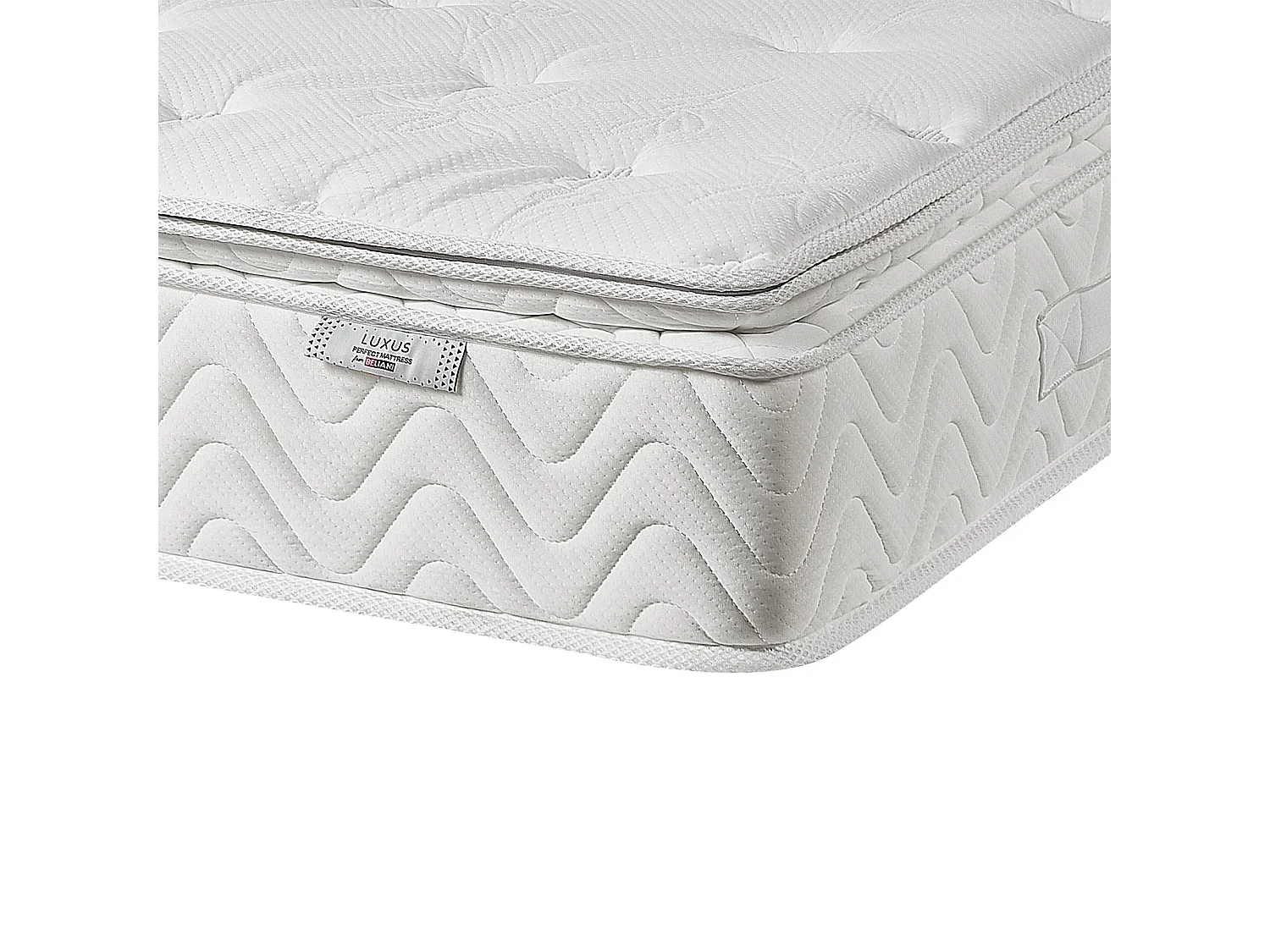 Matelas à ressorts ensachés en mousse à mémoire de forme LUXUS Moyennement ferme 140 x 200 cm