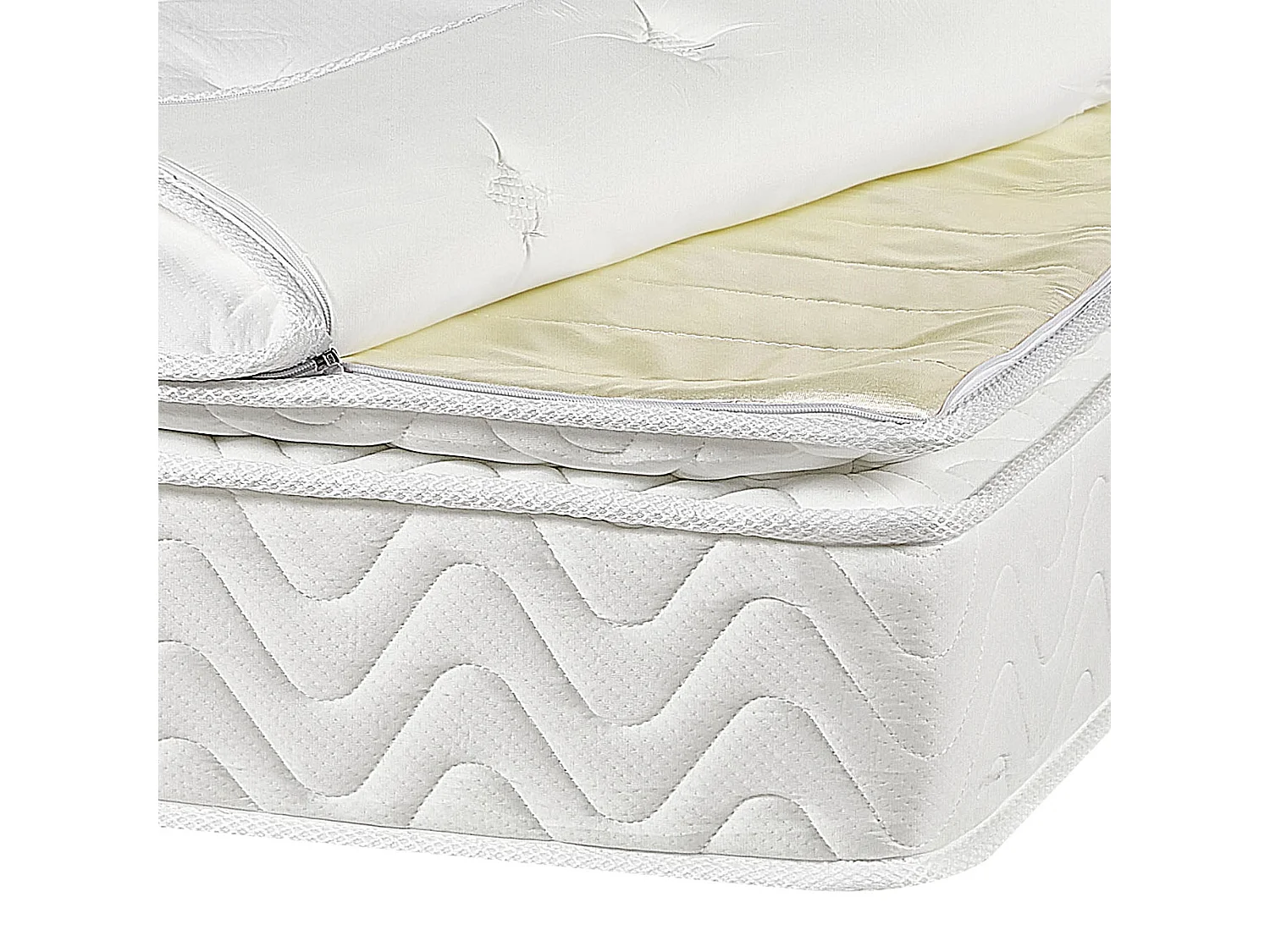 Matelas à ressorts ensachés en mousse à mémoire de forme LUXUS H2/3 Moyen 90 x 200 cm