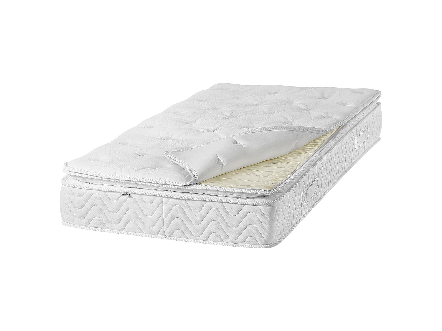 Pocketveringmatras met afneembare hoes 90 x 200 cm memory foam LUXUS