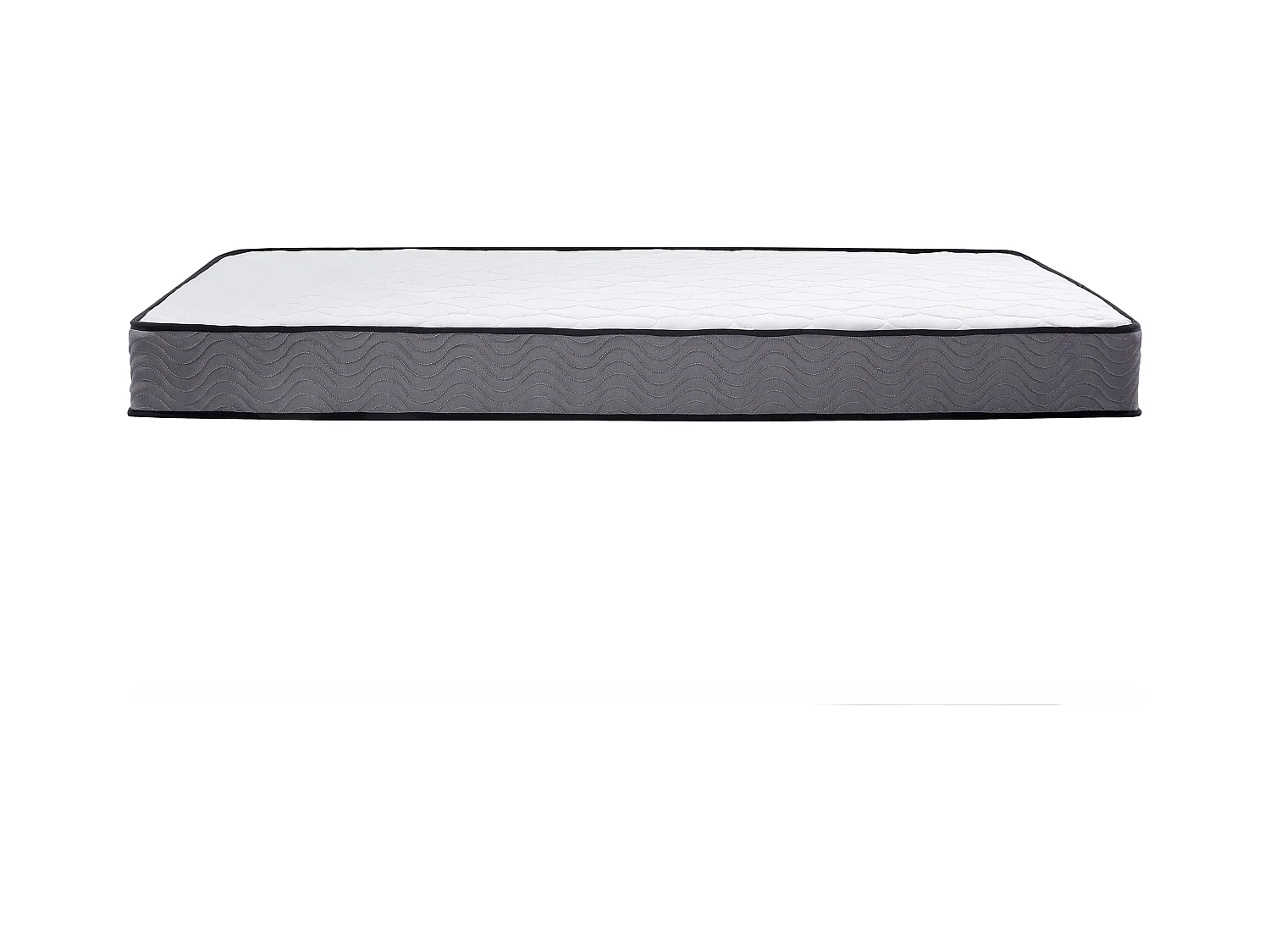 Bequeme Taschenfederkernmatratze hard weiß/hellgrau 80 x 200 cm Bliss