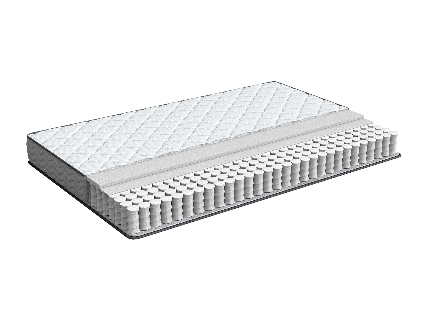 Matelas à ressorts ensachés BLISS H3/4 Ferme 80 x 200 cm