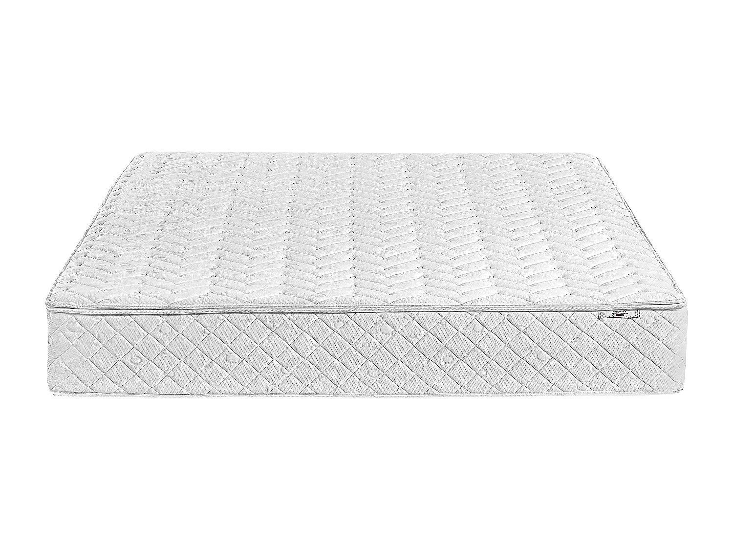 Matelas à ressorts ensachés en mousse à mémoire de forme GLORY Moyennement ferme 180 x 200 cm