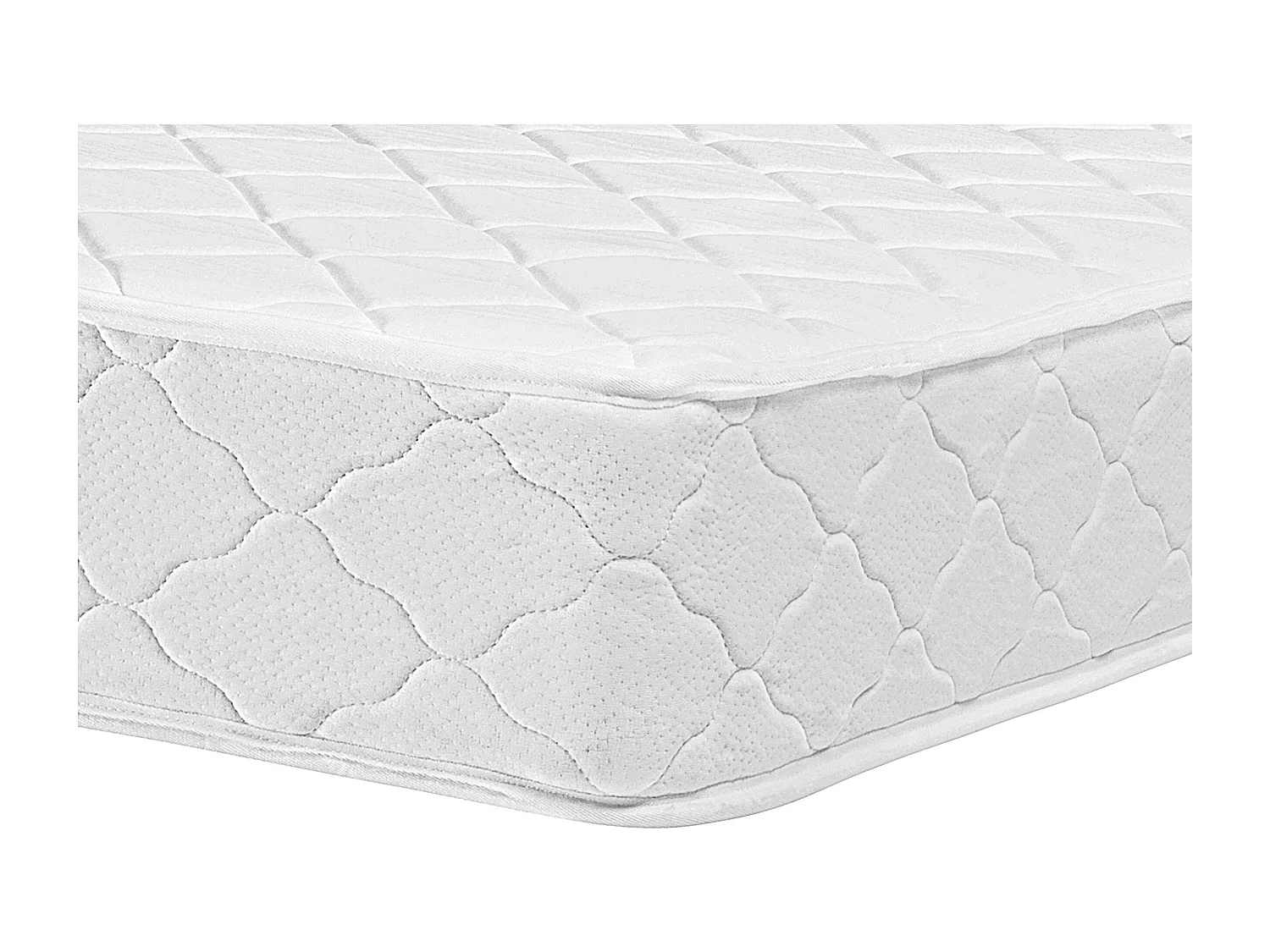 Bequeme Matratze Taschenfedern Polyester 90 x 200 cm medium/fest weiß Duo