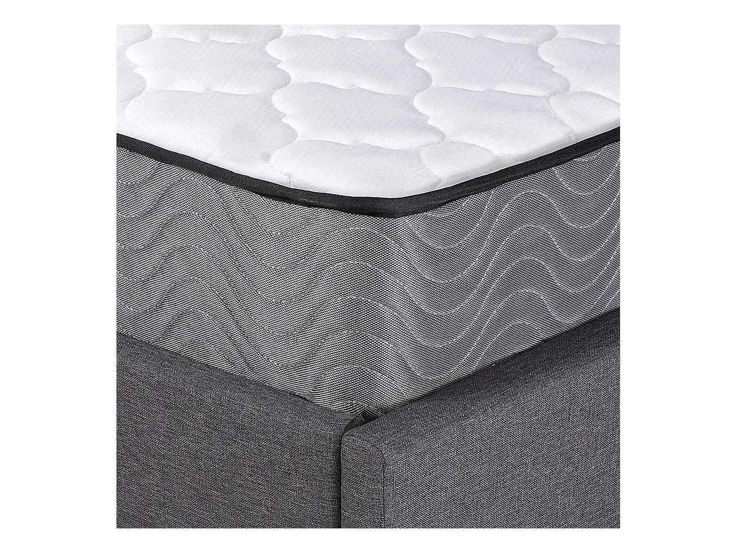 Matelas à ressorts ensachés BLISS Moyennement ferme 90 x 200 cm