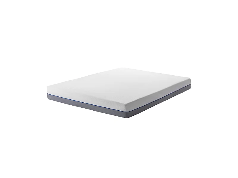 Bequeme Matratze Doppelfarbe weiß/grau Memory Schaum hart 180 x 200 cm Glee