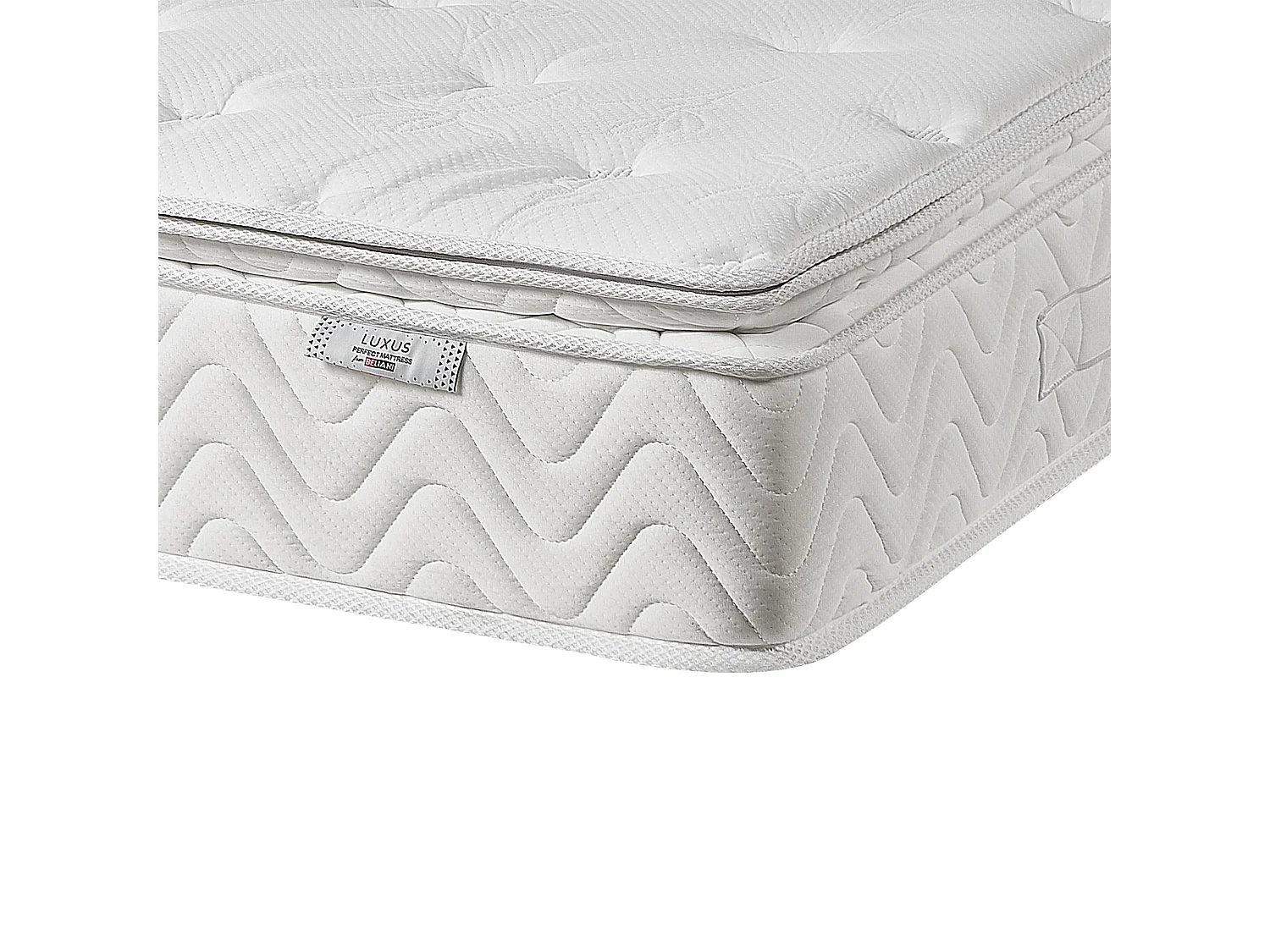 Traagschuim pocketvering matras LUXUS Middelhard 180 x 200 cm