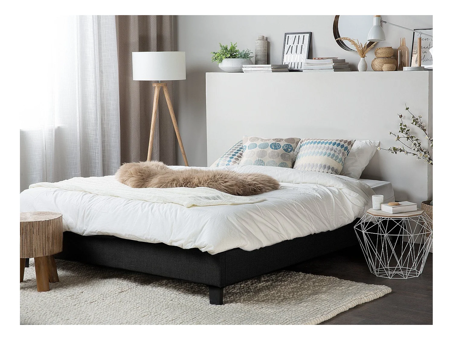 Matelas à ressorts ensachés en latex JOY H2/3 Moyen 140 x 200 cm