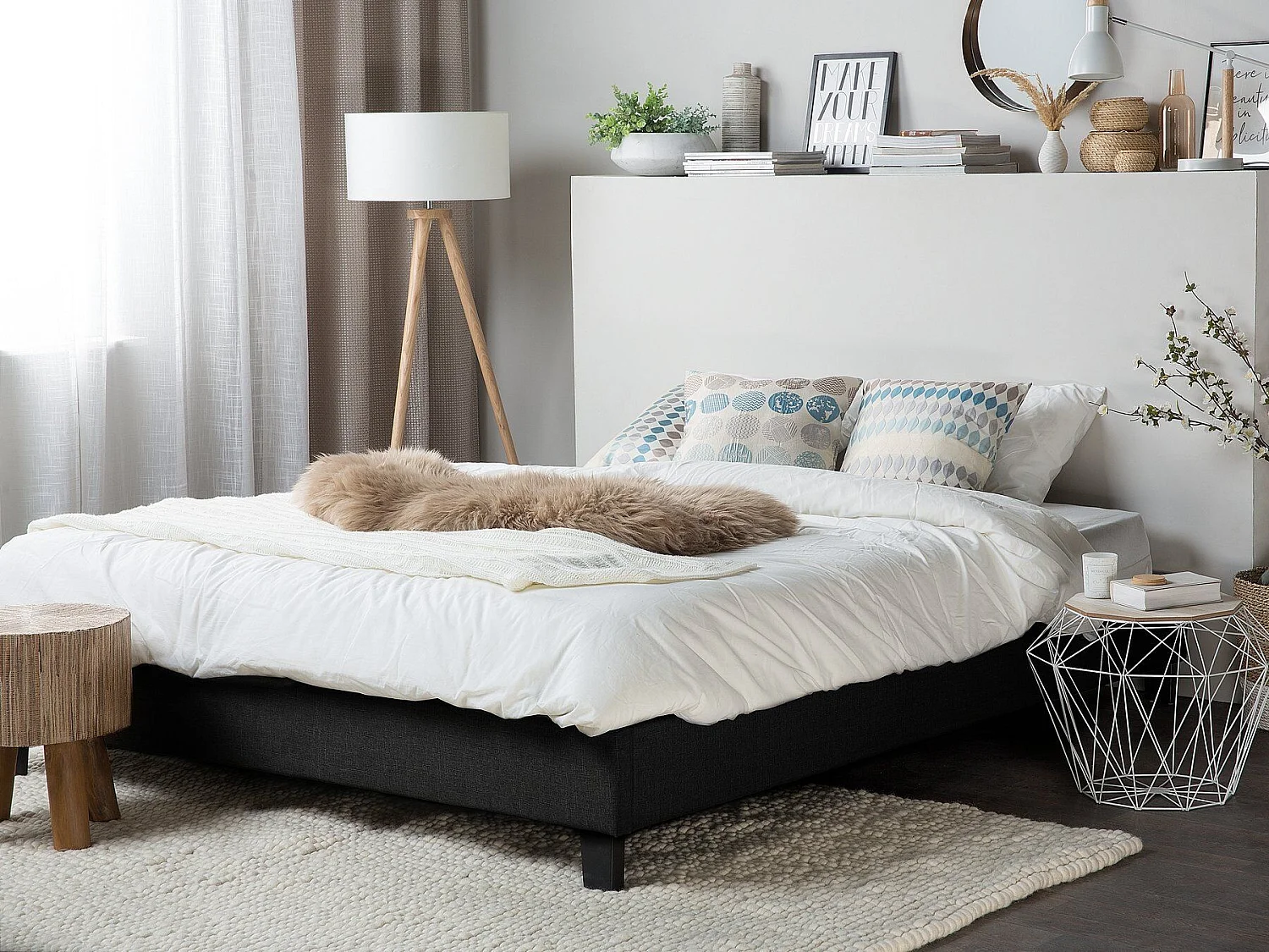 Matelas à ressorts ensachés en latex JOY H2/3 Moyen 140 x 200 cm