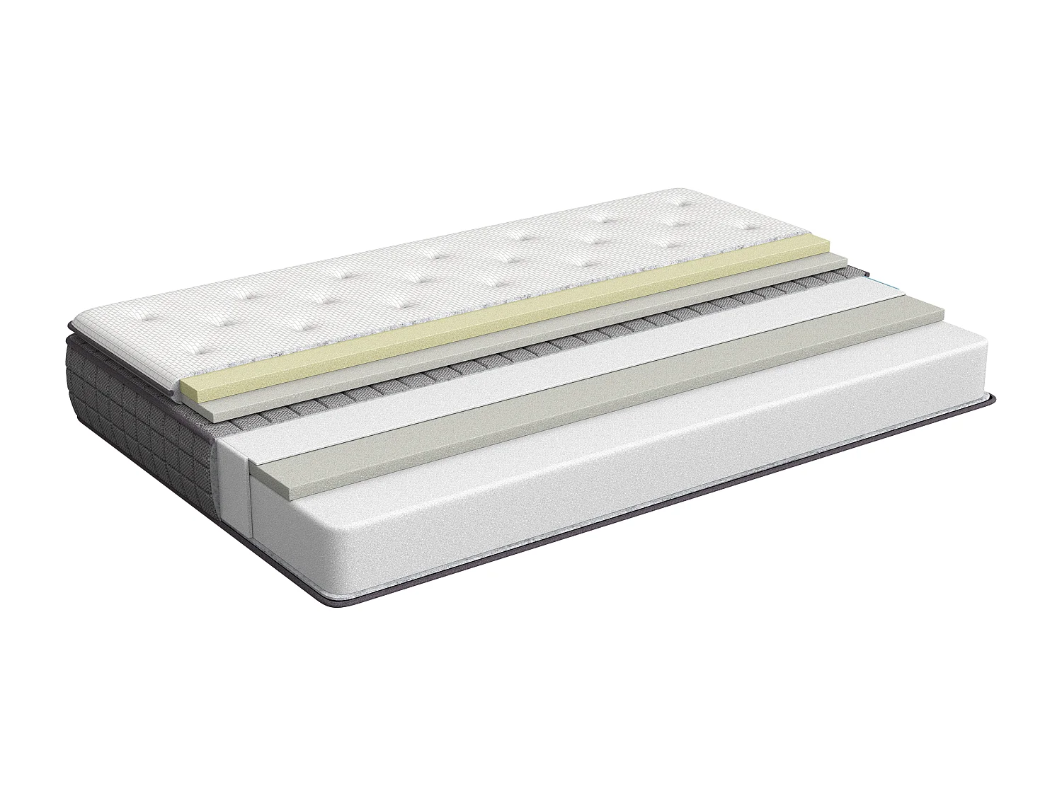 Matelas à mémoire de forme CHARM H3/4 Ferme 90 x 200 cm