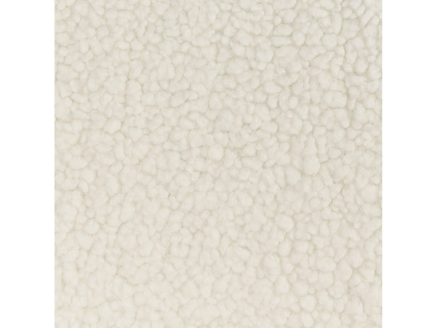 Fotel bujany ANASET Boucle Biały