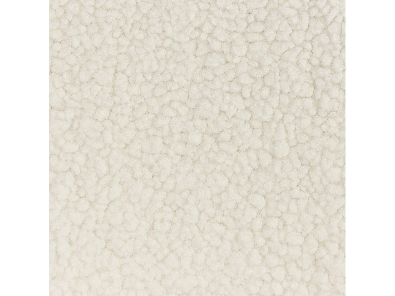 Fauteuil à bascule ANASET Bouclé Blanc