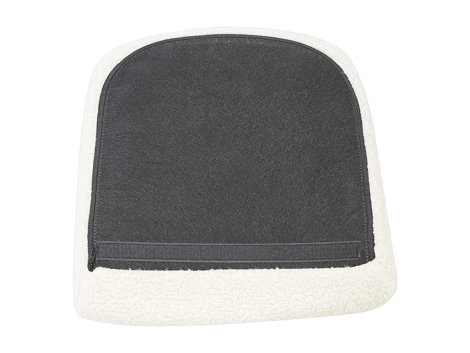 Fauteuil à bascule ANASET Bouclé Blanc