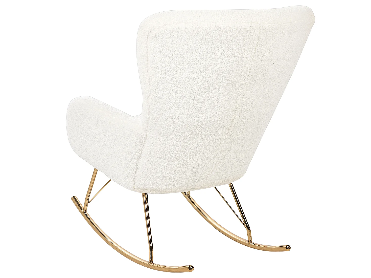 Rocking Chair ANASET Boucle White
