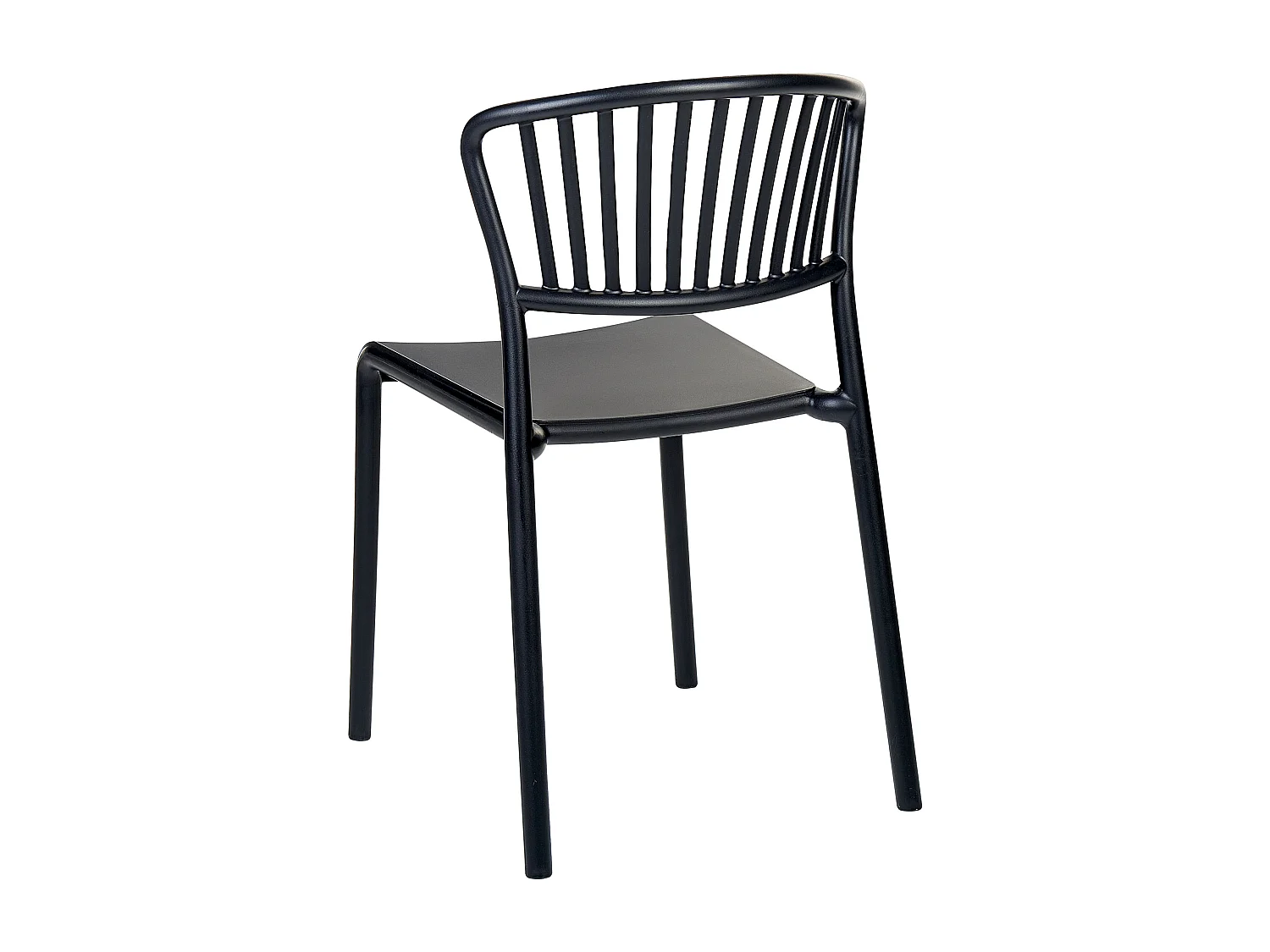 Set van 4 tuinstoelen GELA Zwart