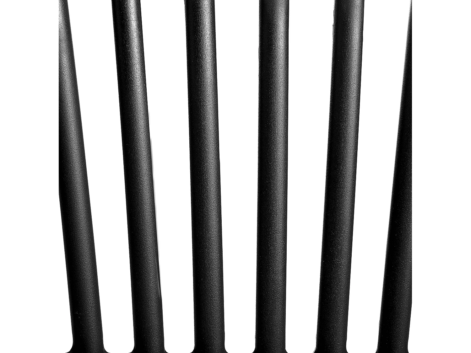 Lot de 4 chaises de jardin GELA Noir