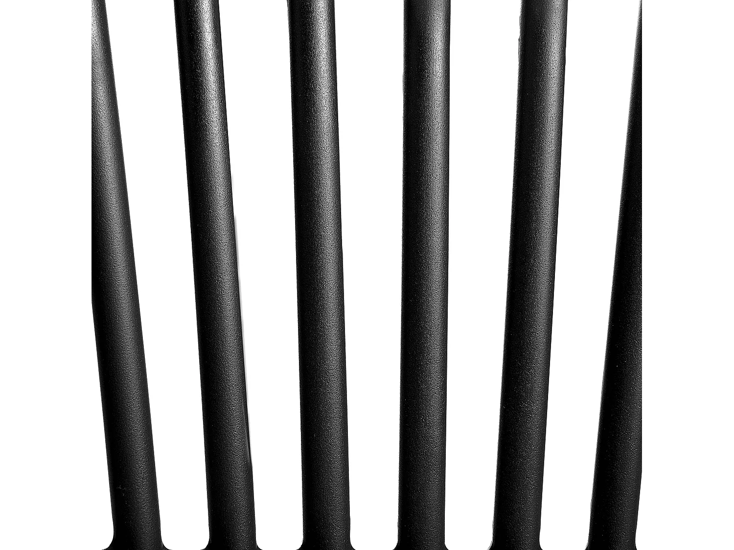 Lot de 4 chaises de jardin GELA Noir