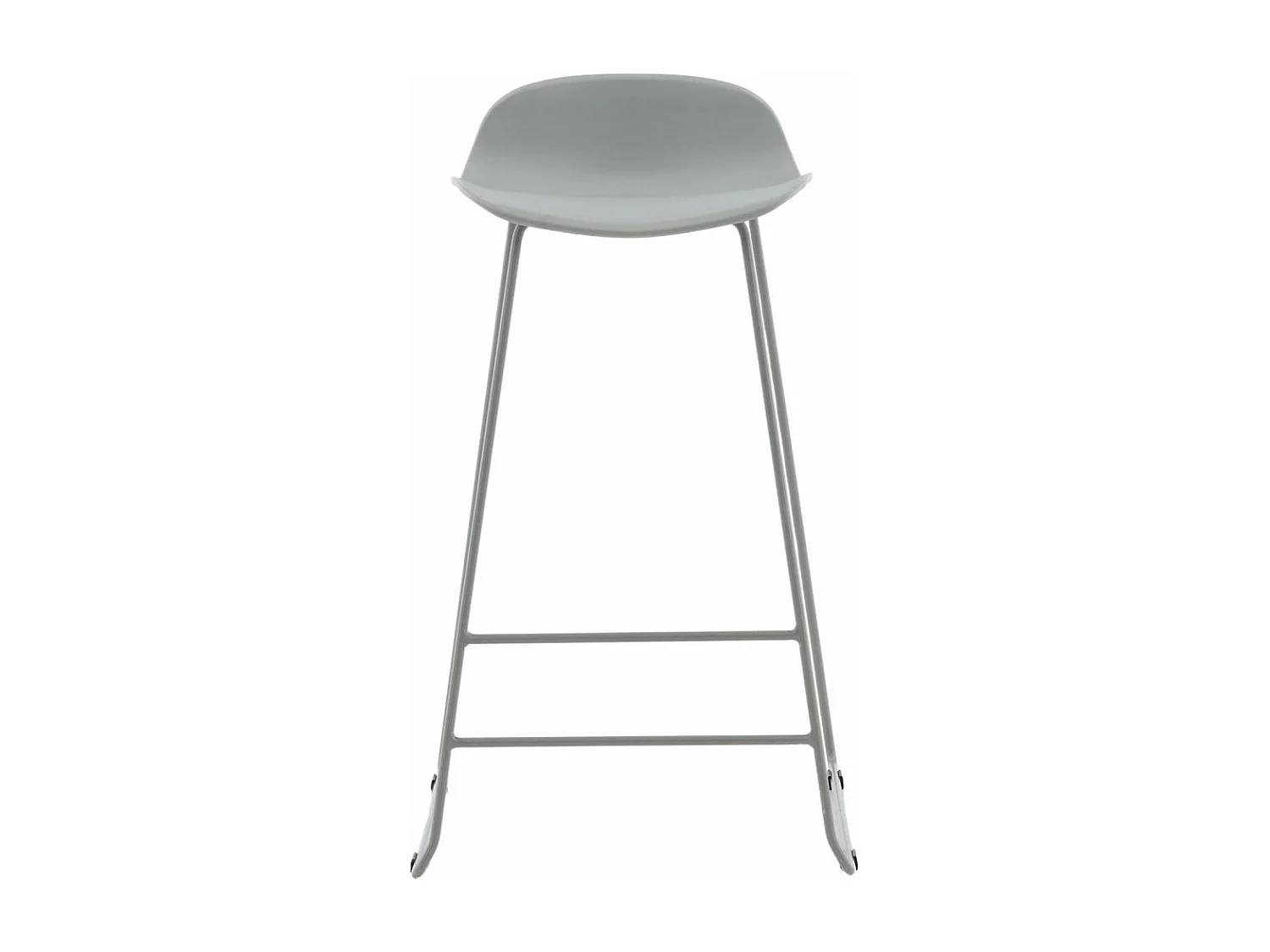 Tabouret de bar en acier et plastique Wave