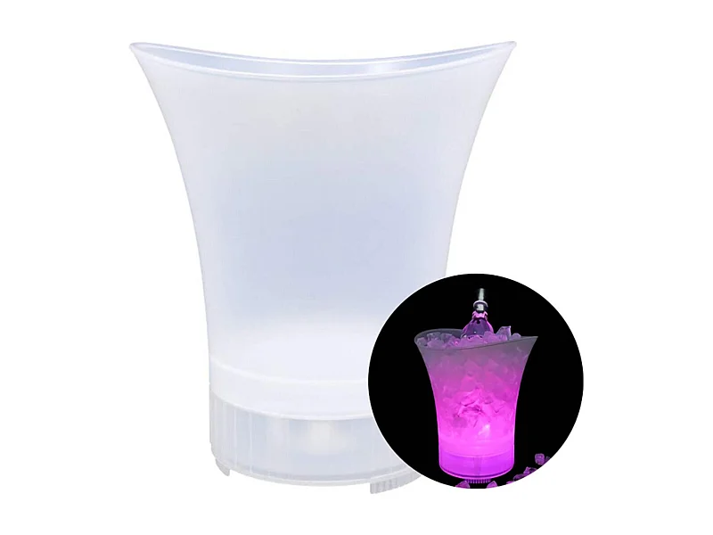 Seau à Glace "Bluetooth & LED" 5L Blanc