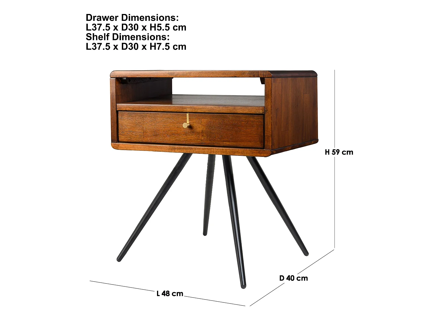 Table de nuit Ontario