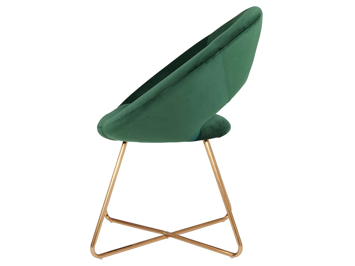 Fauteuil chaise lounge design métal argentée 72 x 53 x 84 cm FAL09041