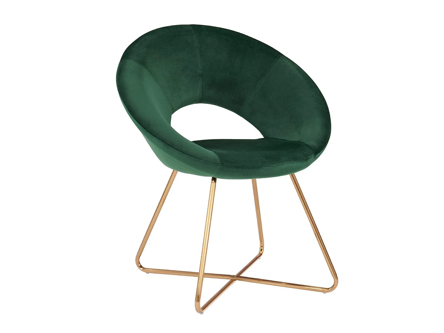 Fauteuil chaise lounge design métal argentée 72 x 53 x 84 cm FAL09041