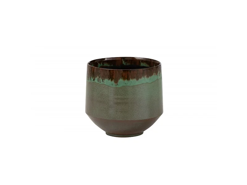 Cache-Pot en Céramique "Aline" 21cm Vert