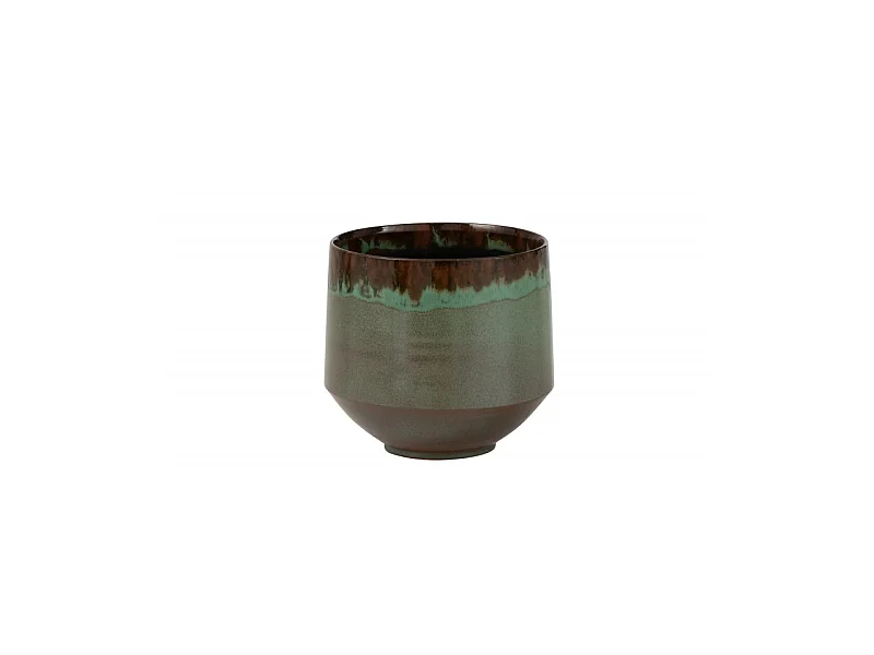 Cache-Pot en Céramique "Aline" 21cm Vert