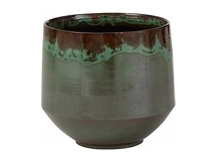 Cache-Pot en Céramique "Aline" 24cm Vert