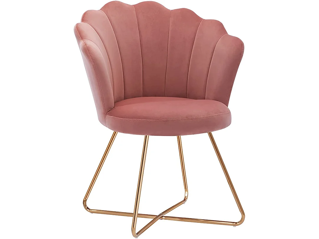 Fauteuil rembourré design retro tissu 70 x 66 x 85 cm FAL09120