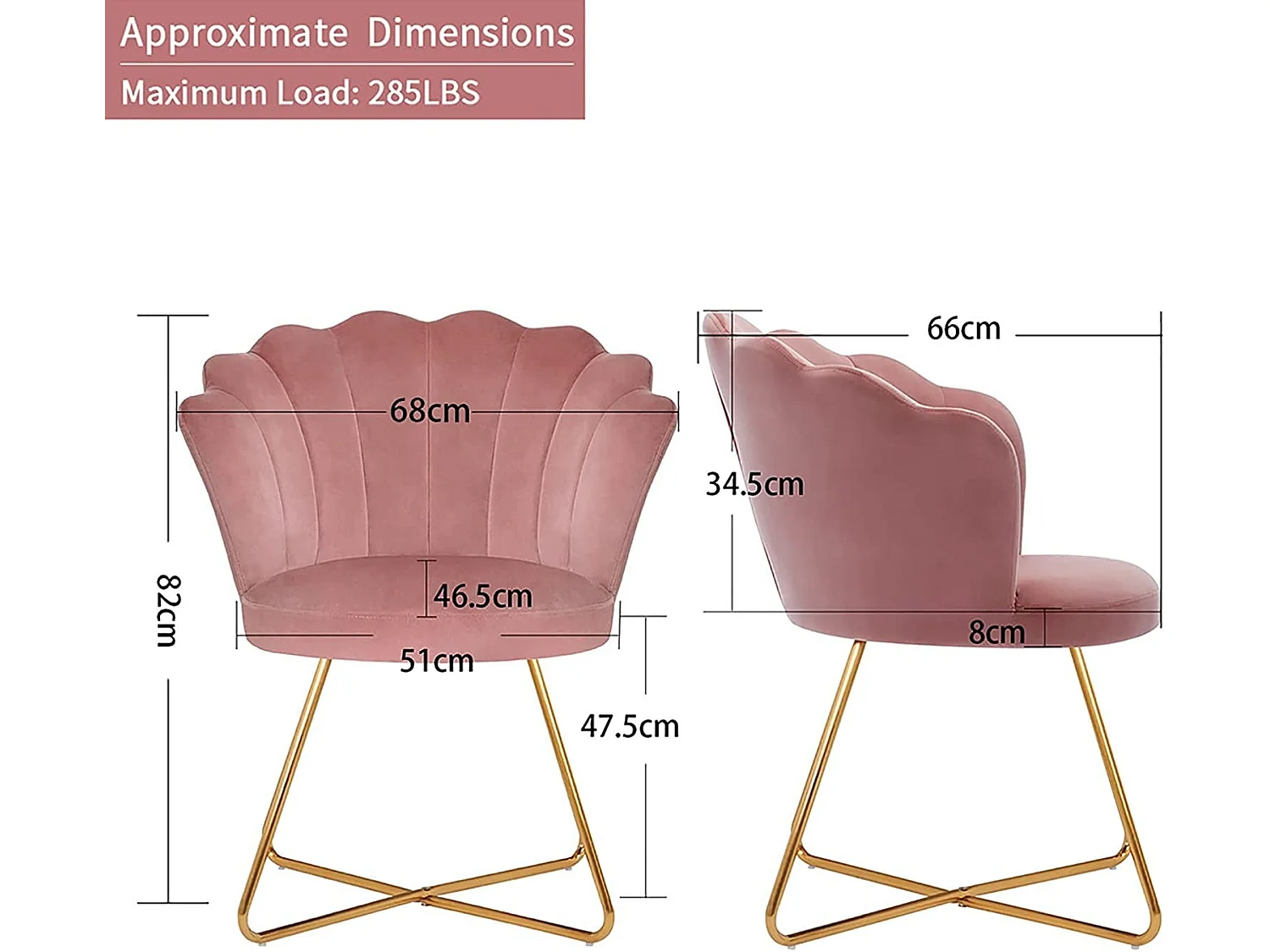 Fauteuil rembourré design retro tissu 70 x 66 x 85 cm FAL09120