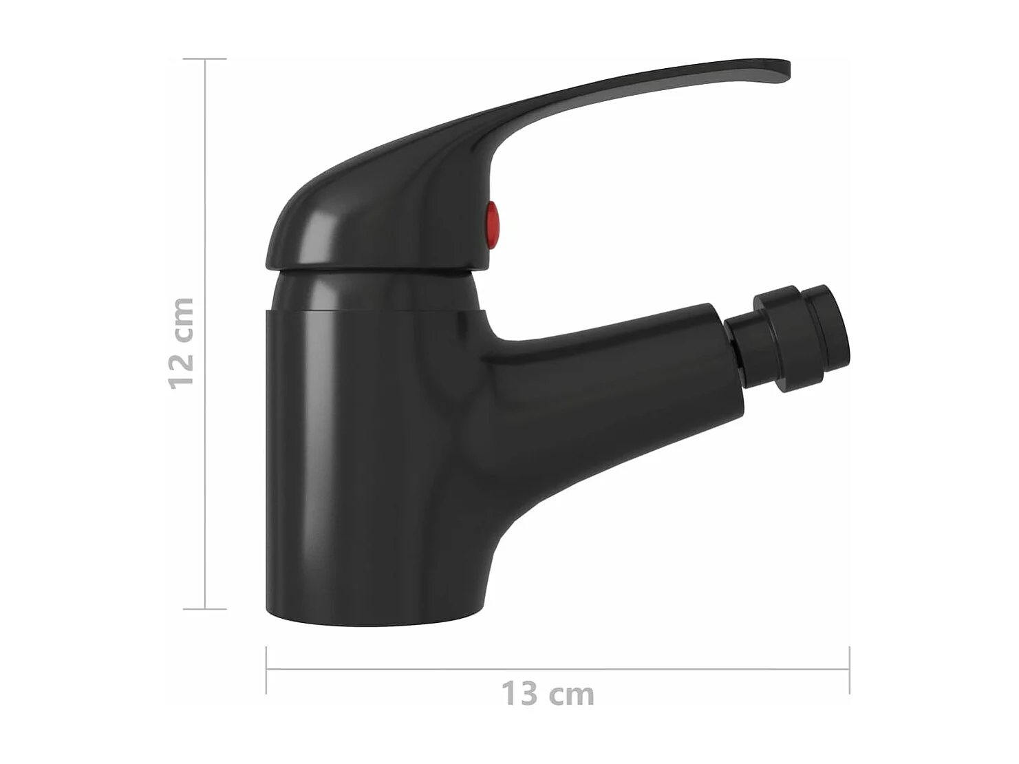 Mitigeur de bidet de noire 13 x 13 x 12 cm 02_0003497