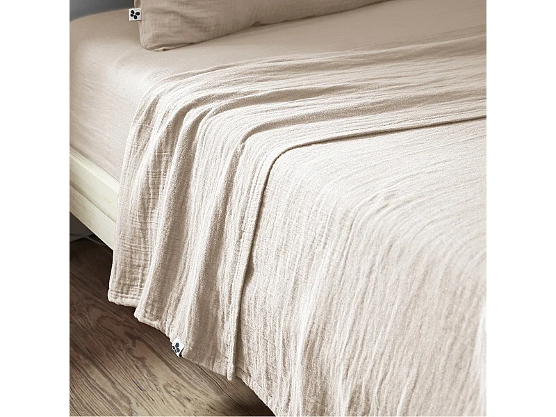 OUREA - Drap Plat 270x300cm Gaze de Coton Pampa