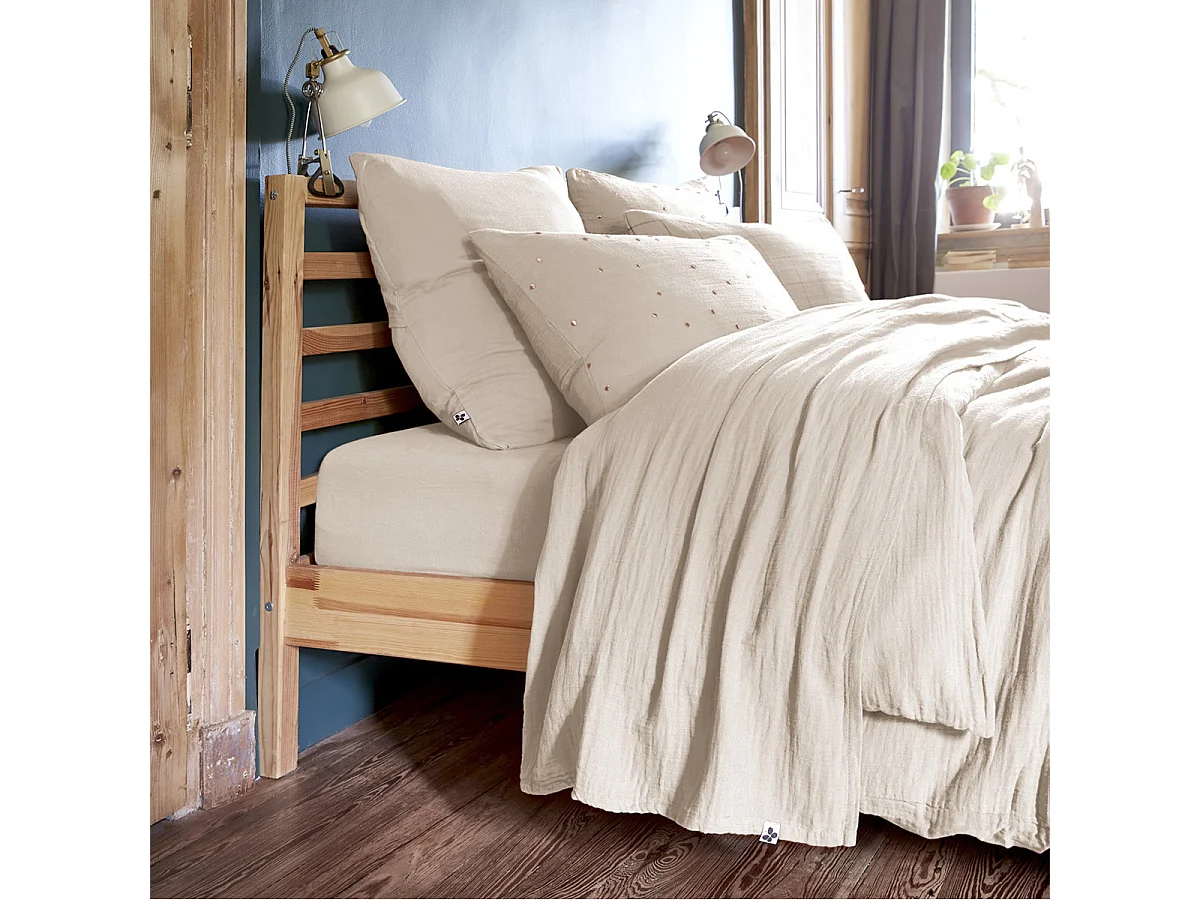 OUREA - Drap Plat 270x300cm Gaze de Coton Pampa