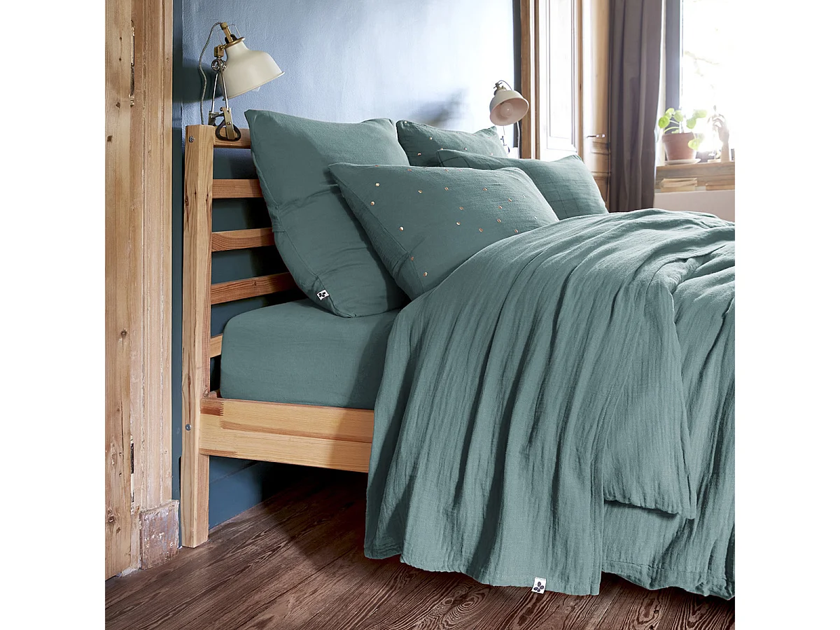 OUREA - Drap Plat 240x300cm Gaze de Coton Canard