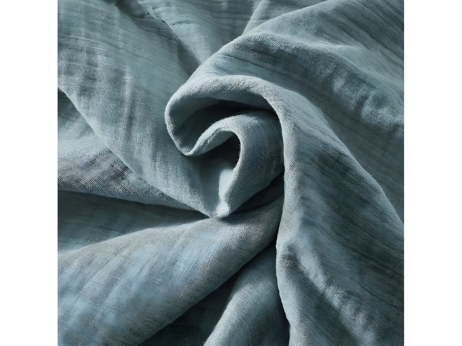 OUREA - Nappe Rectangulaire 150x250cm Gaze de Coton Canard