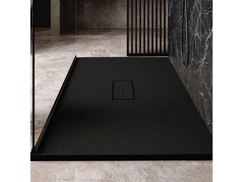 Plato de ducha resina VIC NEGRO  90x180 cm