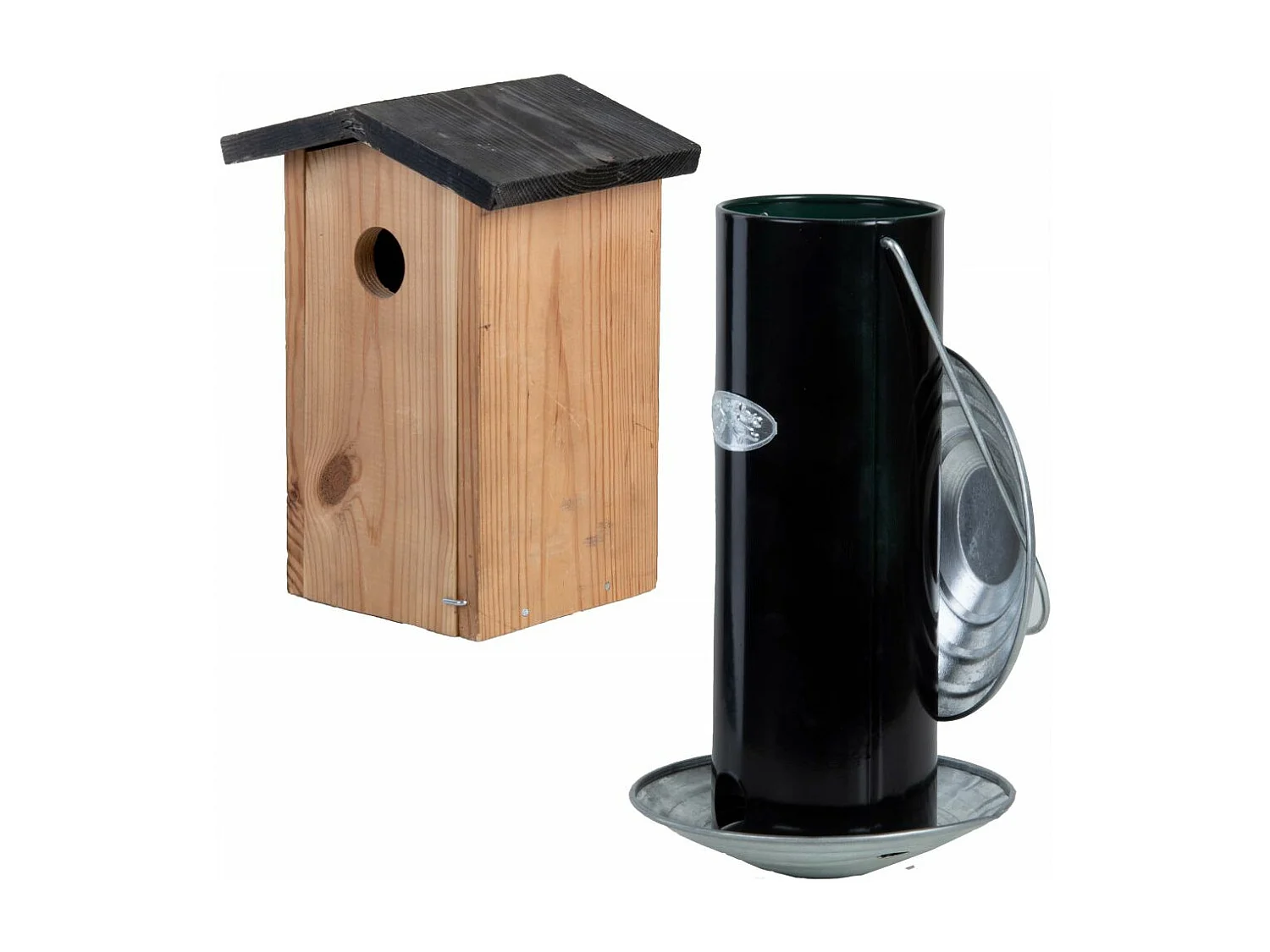 Set abri mangeoire et graines oiseaux Pour mésanges bleues