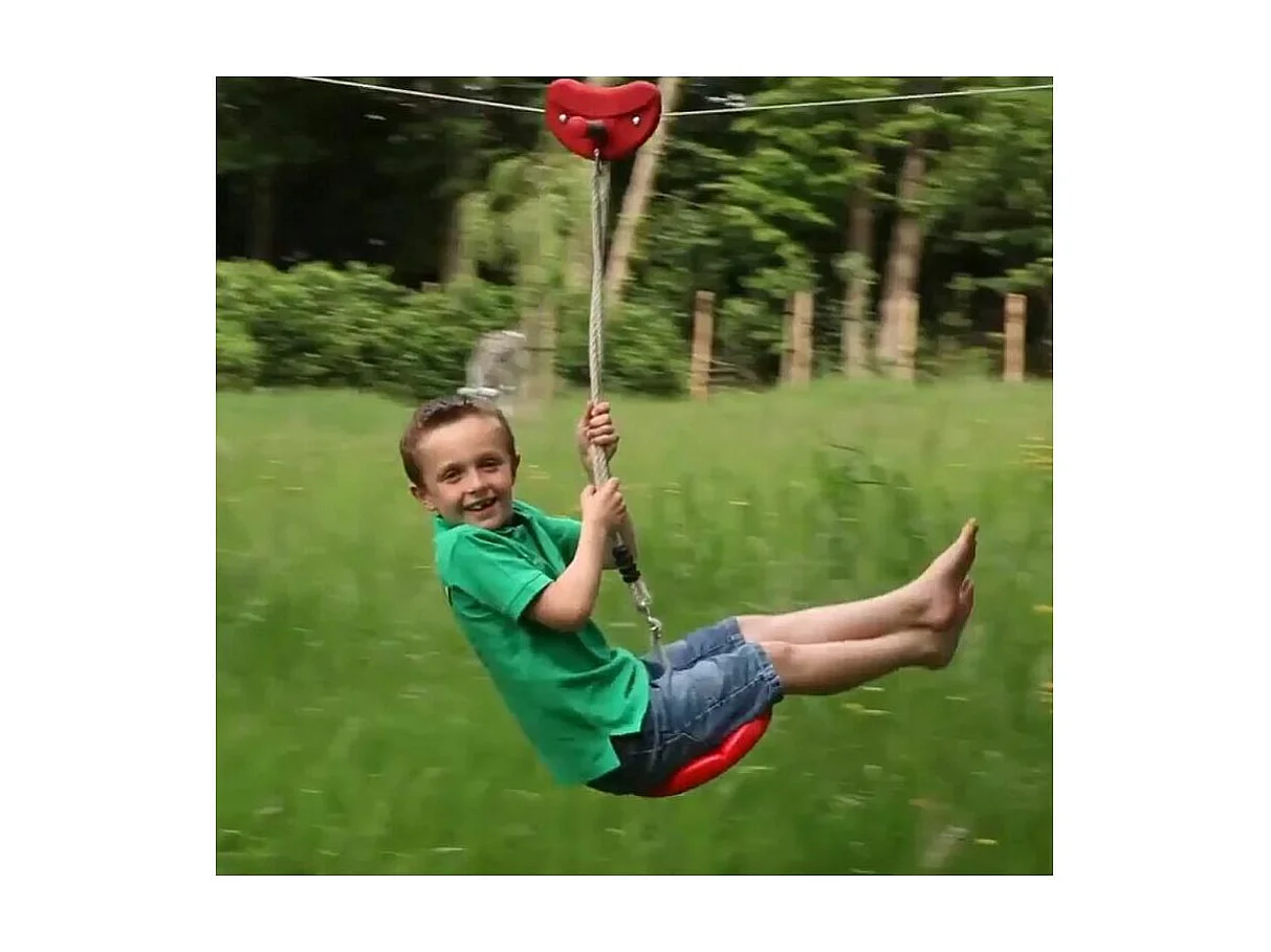 Tellerschaukel für Seilbahn (rot)