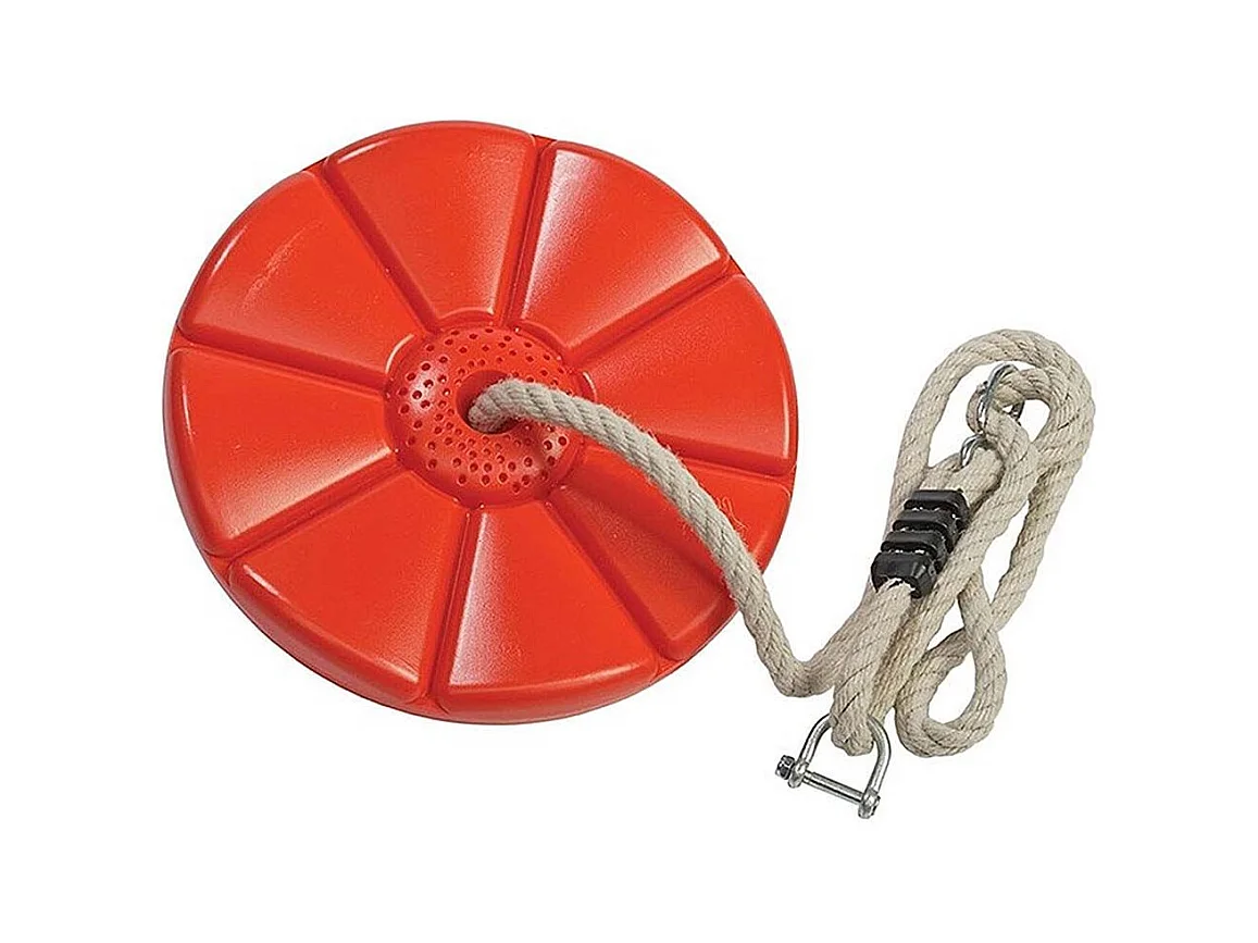 Siège disque pour tyrolienne